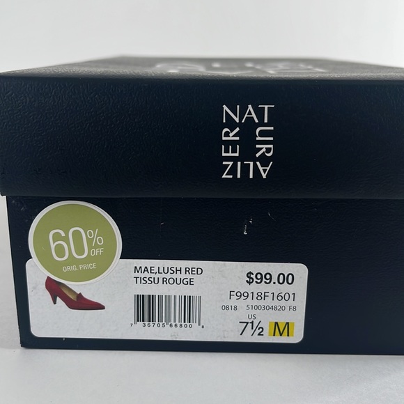 NATURALIZER MAE LUSH RED HEELS - Picture 10 of 11